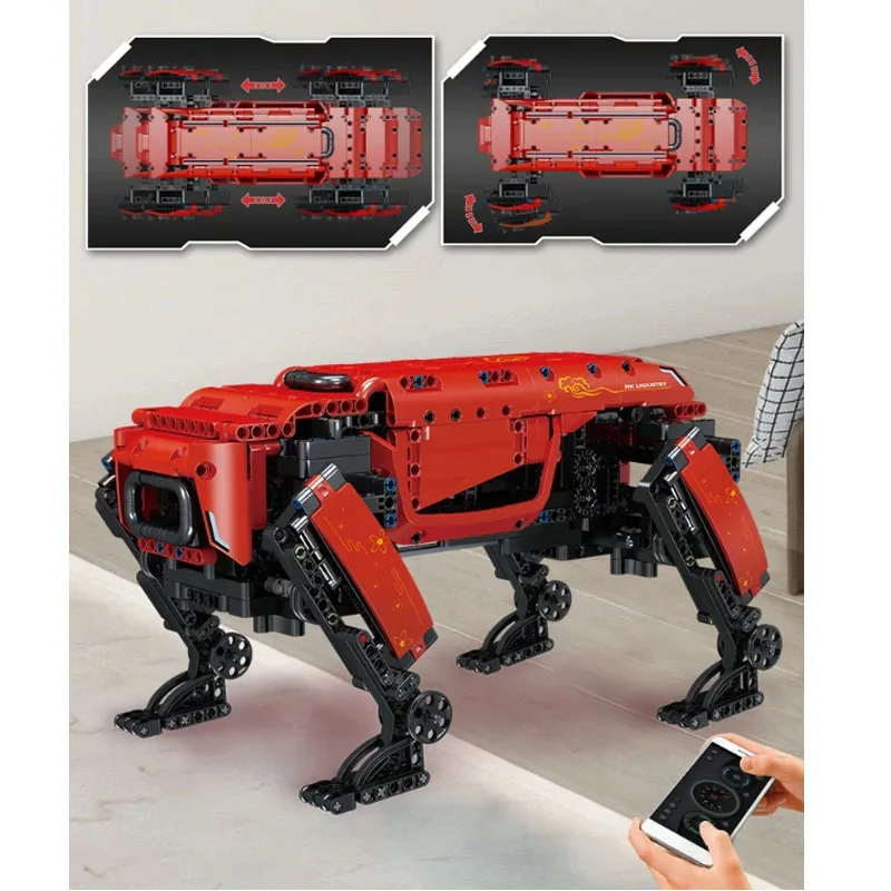 KING 15066/15075 Technical Robot Toys giocattoli elettrici modelli di cani di grandi dimensioni Building Blocks regali per bambini regali di natale