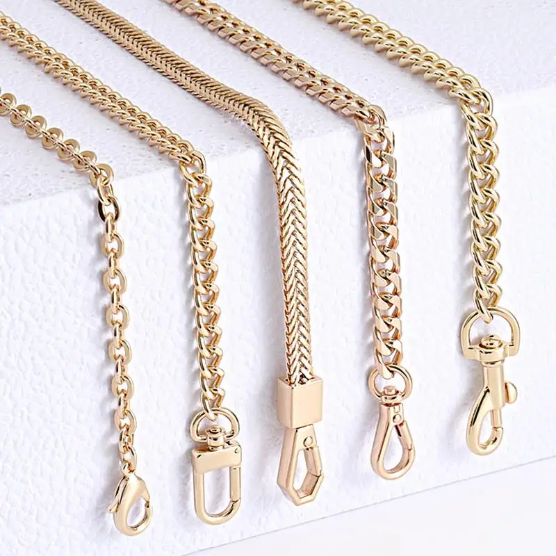 Metal Crossbody Bag Chain Replacement Shoulder Strap Underarm Wallet Chain Accessory for Backpacks And Handbags