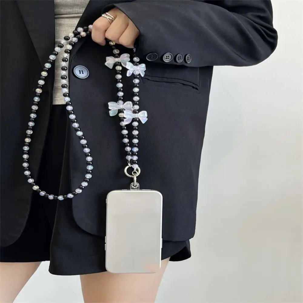 

Lovely Crossbody Long Crossbody Phone Chain Sweet Long Mobile Phone Chain Acrylic Beads Beads Phone Strap Bag Pendant