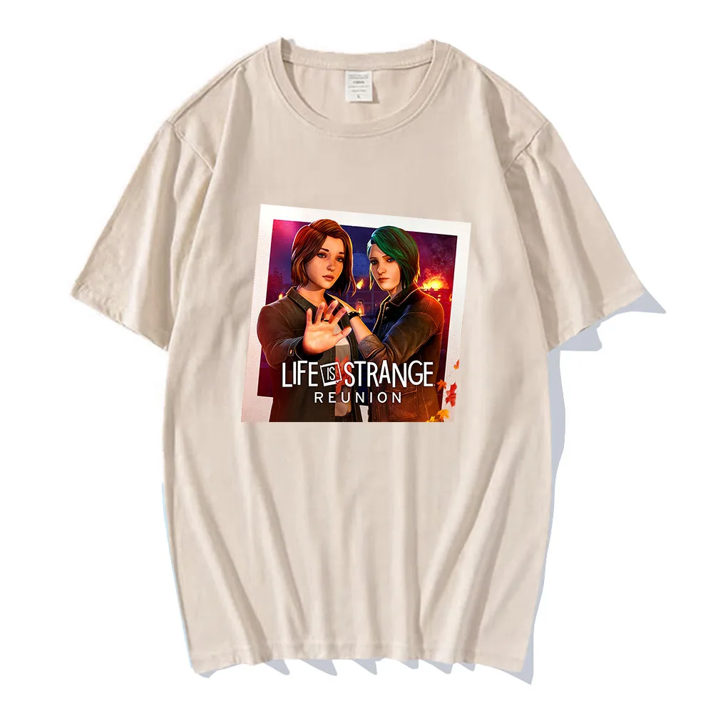 Life Is Strange: Reunion T-shirt Summer Short Sleeve Soft Male Tshirts Hot Game Fashion Design Graphic Merch Unisex Streetwear
