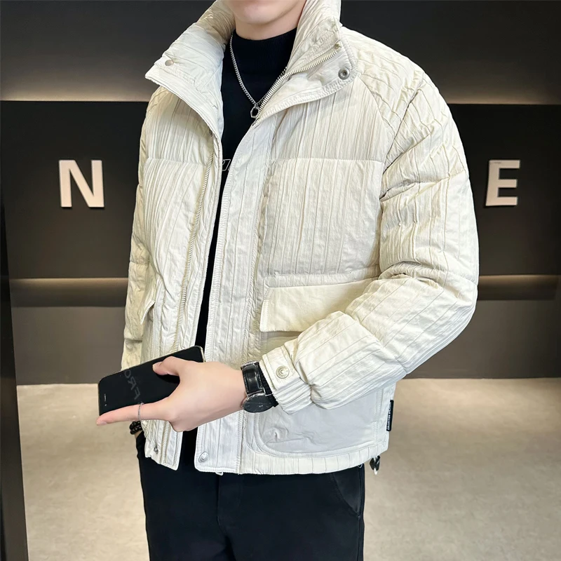 mens thicken warm parkas winter down coat 2024 new arrival winter jacket white duck down jackets men winter parkas men M-4XL