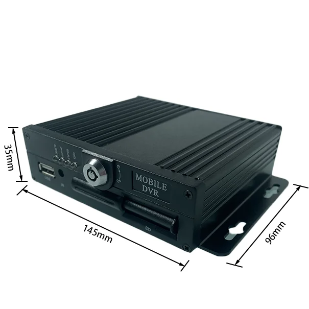 4-Ch Mobile DVR Digital Video Recoder Car Black Box للمركبة
