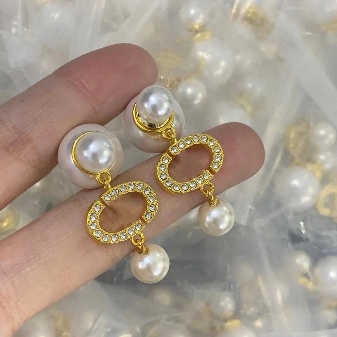 

Новое поступление 2026, разноцветные висячие серьги с жемчугом и звездами и стразами в форме сердца и клевера, модные повседневные украшения для вечеринок