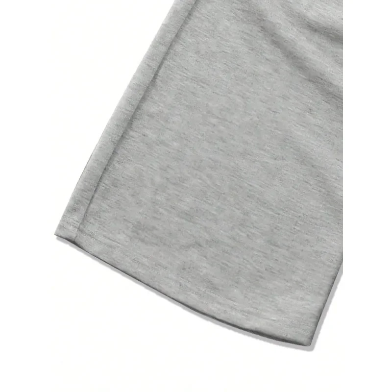 As calças esportivas de perna reta de cor sólida são adequadas para todas as estações outono e inverno, ajuste solto, unissex e casual de rua