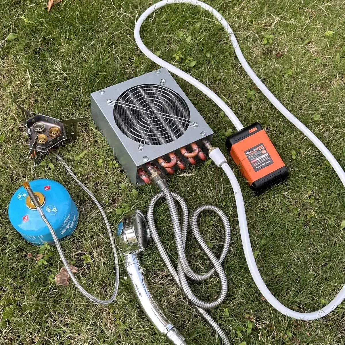 Useful Instant Hot Water Portable Car Shower System, Outdoor Camping Shower Kit High Power Water Heater for Travel Hiking RV
