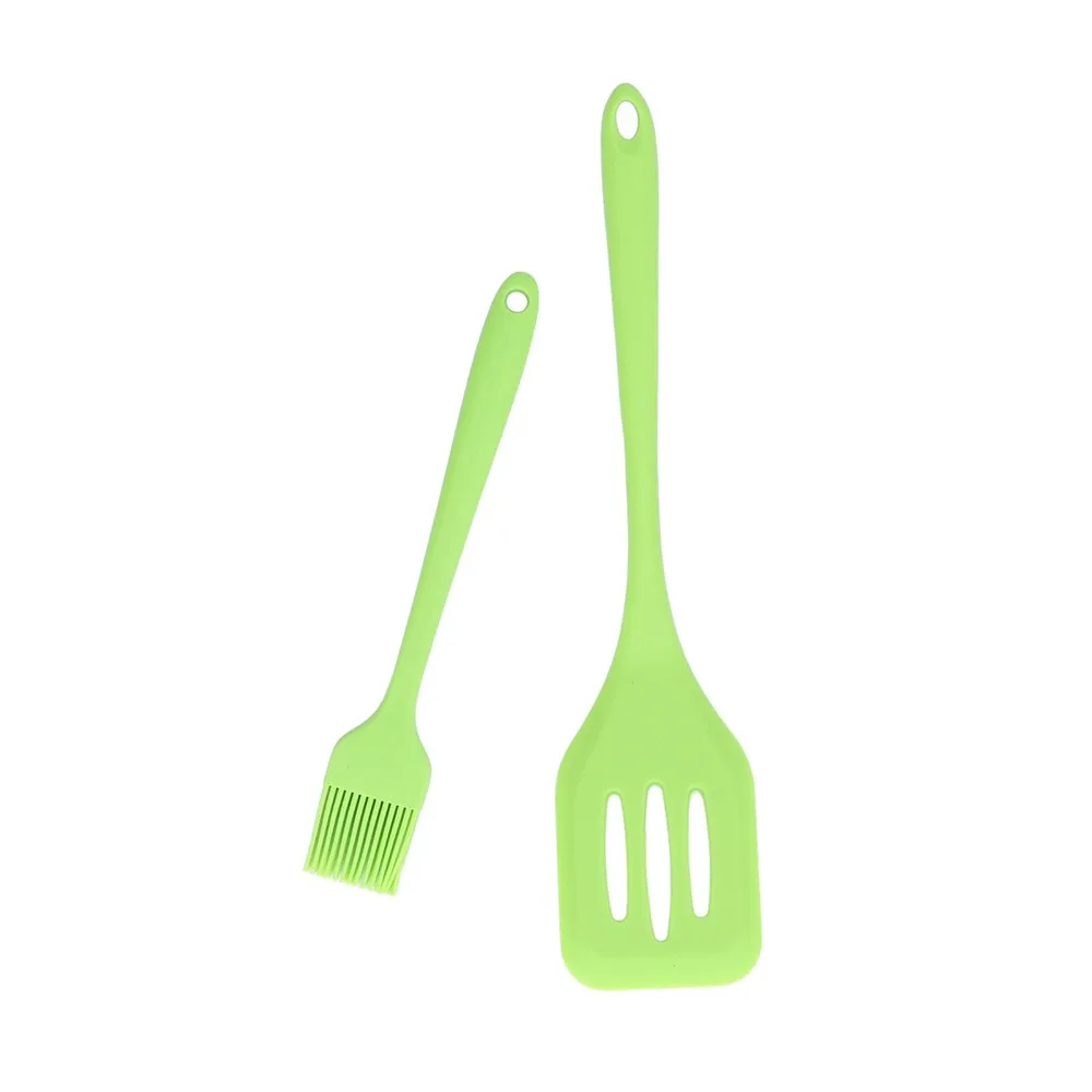 5pcs Premium Silicone Kitchen Utensils Set Seamless Heat Proof Kitchenware Set Nonstick Cookware Spatula Set Cooking