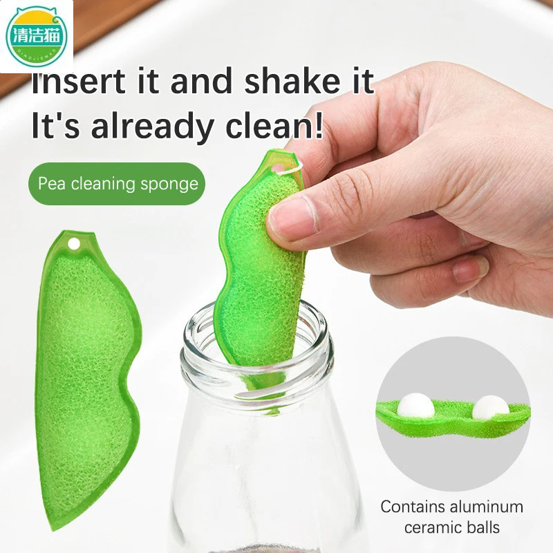 Губка-для-чистки-бутылок-в-форме-фасоли-Очиститель-волшебных-фасолей-Многоразовая-губка-для-чистки-бутылок-Прочная-чистка-внутри