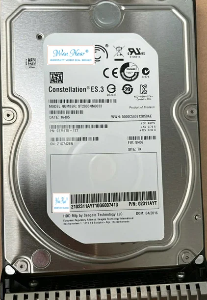 

Для 02311AYT 2T SATA 3,5 7,2 K RH2488 RH2288H RH5885 V3 V5