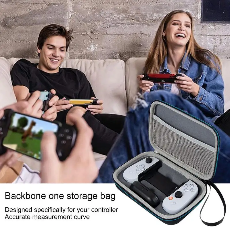 Mini Storage Case Game Bag For Backbone One Shockproof Handbag Protective Case Bag For Game Controller Cable Accessories