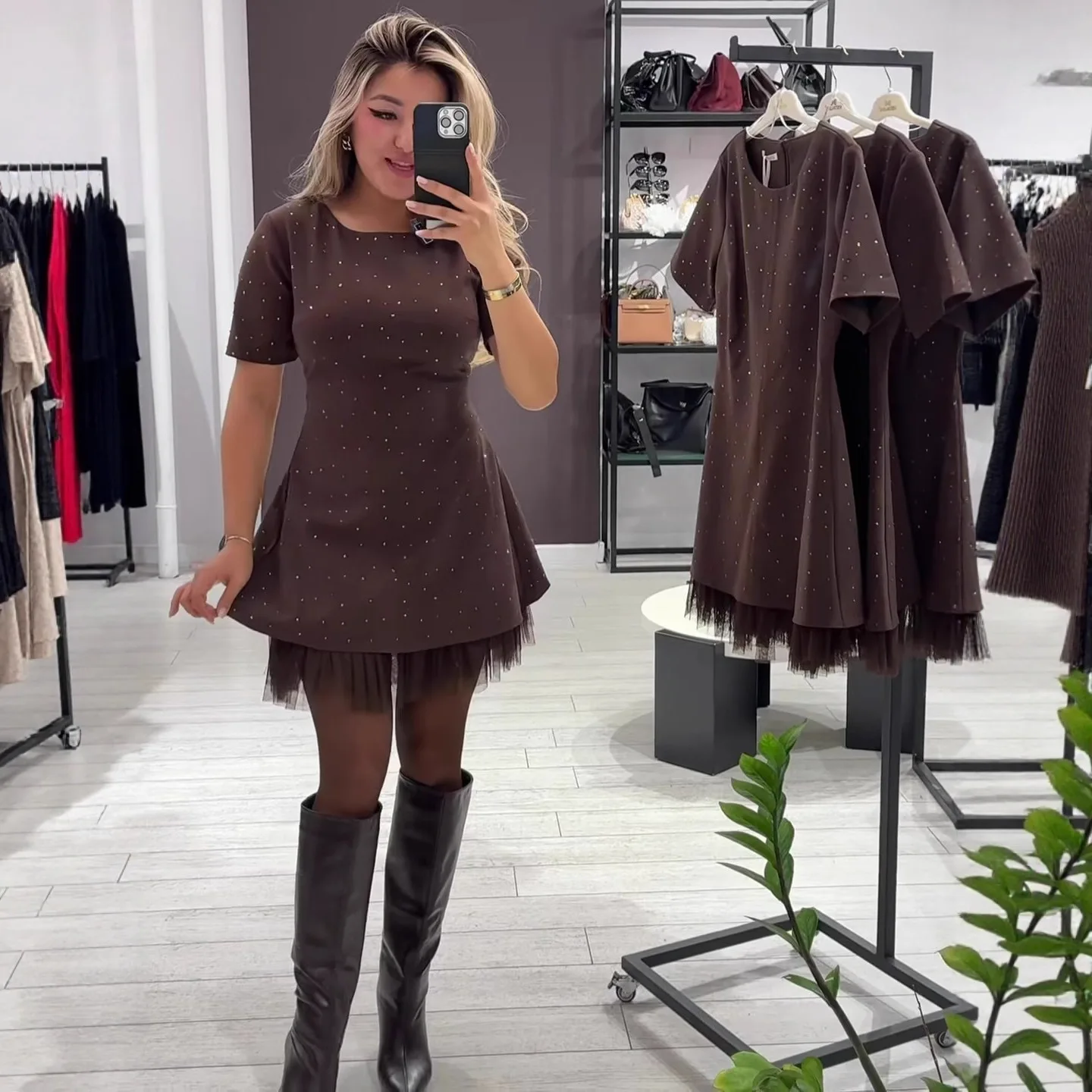

Women Summer Short Sleeve Patchwork Mini Dress O Neck Chic Fashion Party Dress Elegant Holiday Casual Lace Ladies Dress Vestidos