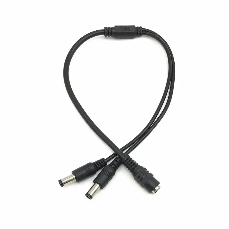 1pcs CCTV Security Camera DC Female 1 To 2/3/4/5/6/8 Male plug Power Cord adapter Connector Cable Splitter for LED Strip