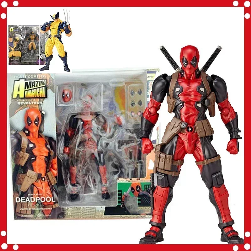 In Stock X-men Yamaguchi Deadpool Wolverine Anime Action Figure Variant Movable Joint Statue Model Collectible Hoilday Gift Toy