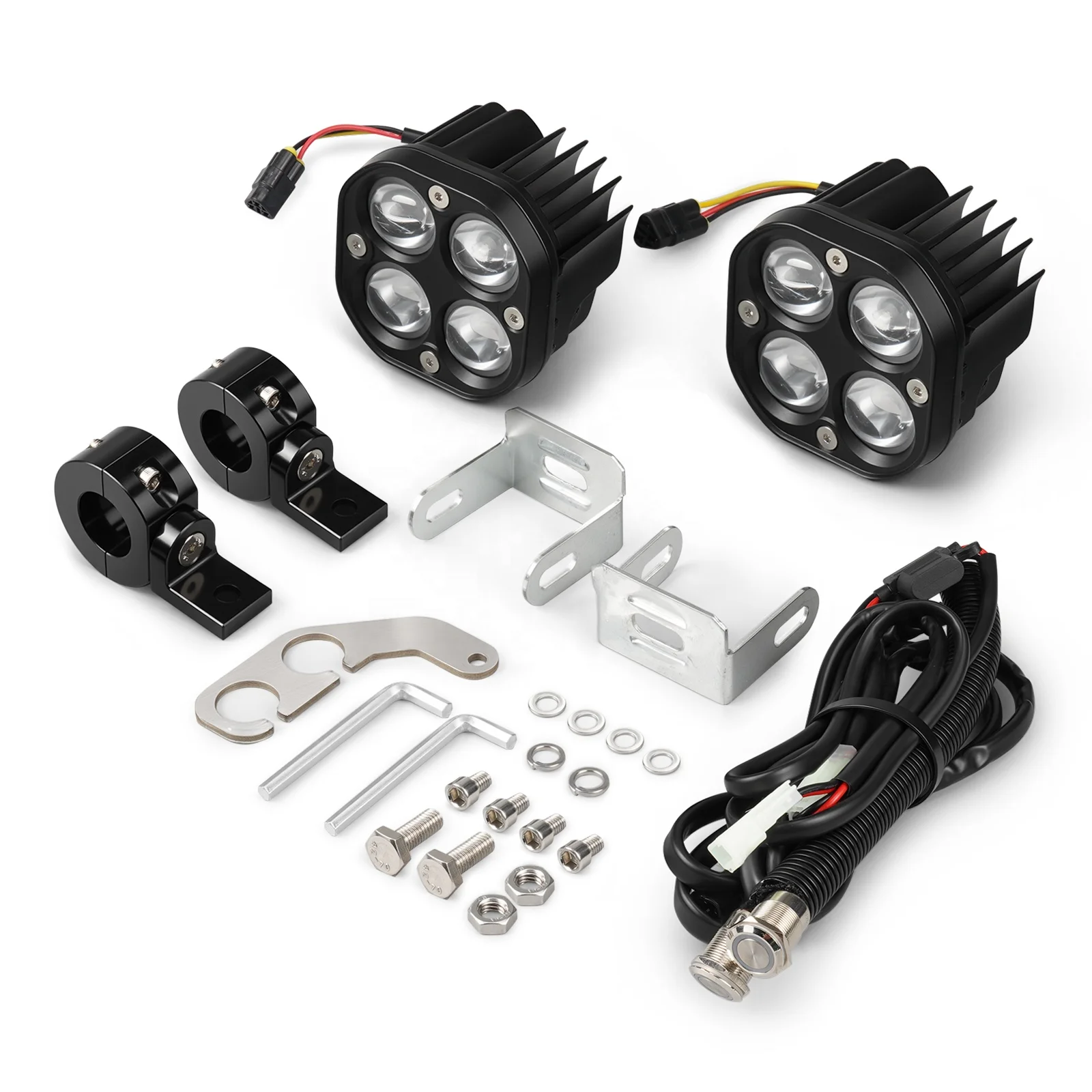 

Motorcycle 25W 2000 Lumens 5500K 3000K LED Front Lighting Kit for Tenere 700 XTZ700 2019-2024