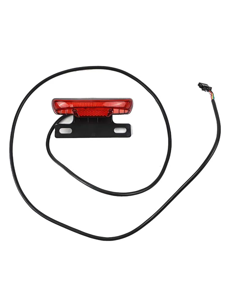 LED Tail Light Ebike Tail Light For Night Riding For Safety Approx 90MM High Light Transmittance Easy To Install