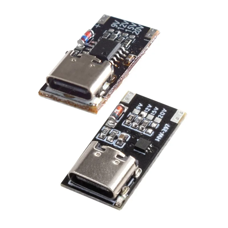 Placa de disparo de protocolo de corriente de voltaje de carga rápida USB PD/QC tipo c, 9V, 12V, 15V, 20V