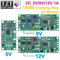 TZT DC 5V 9V 12V Charging Step Up Booster Module for 18650 Lithium Battery UPS Voltage Converter Protection