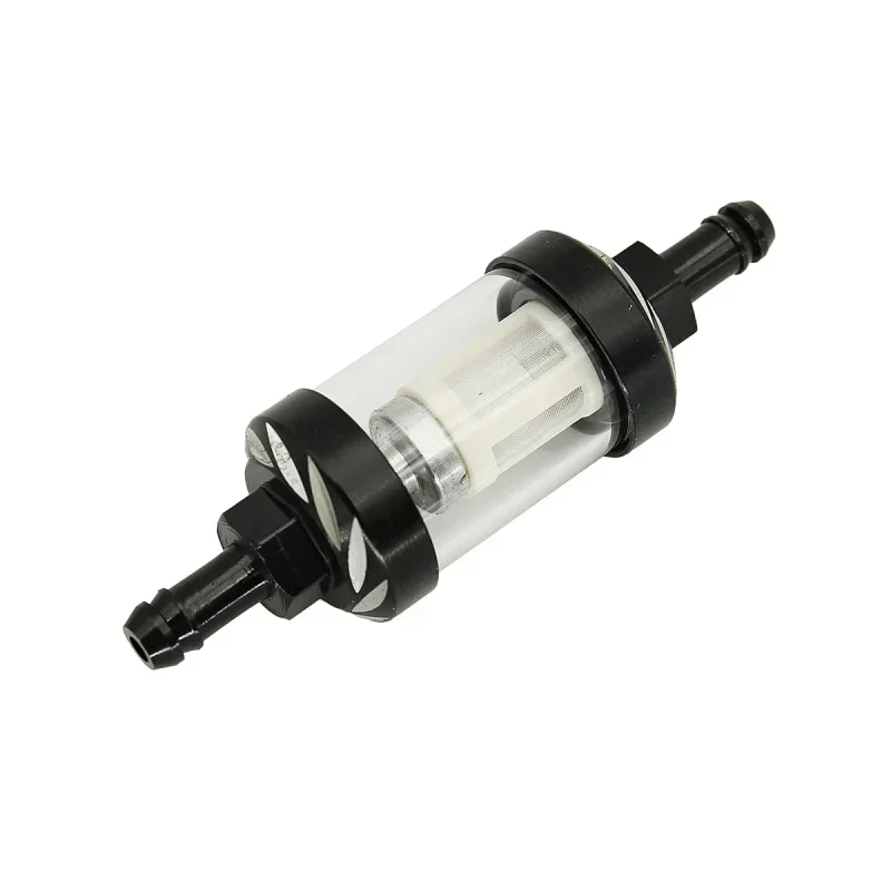 8mm CNC Aluminum Alloy Glass Gas Fuel Gasoline Oil Filter Moto for Dirt Pit Bike 125/140/150/160cc CRF70 90 110 TTR100 110 KLX65 image 4