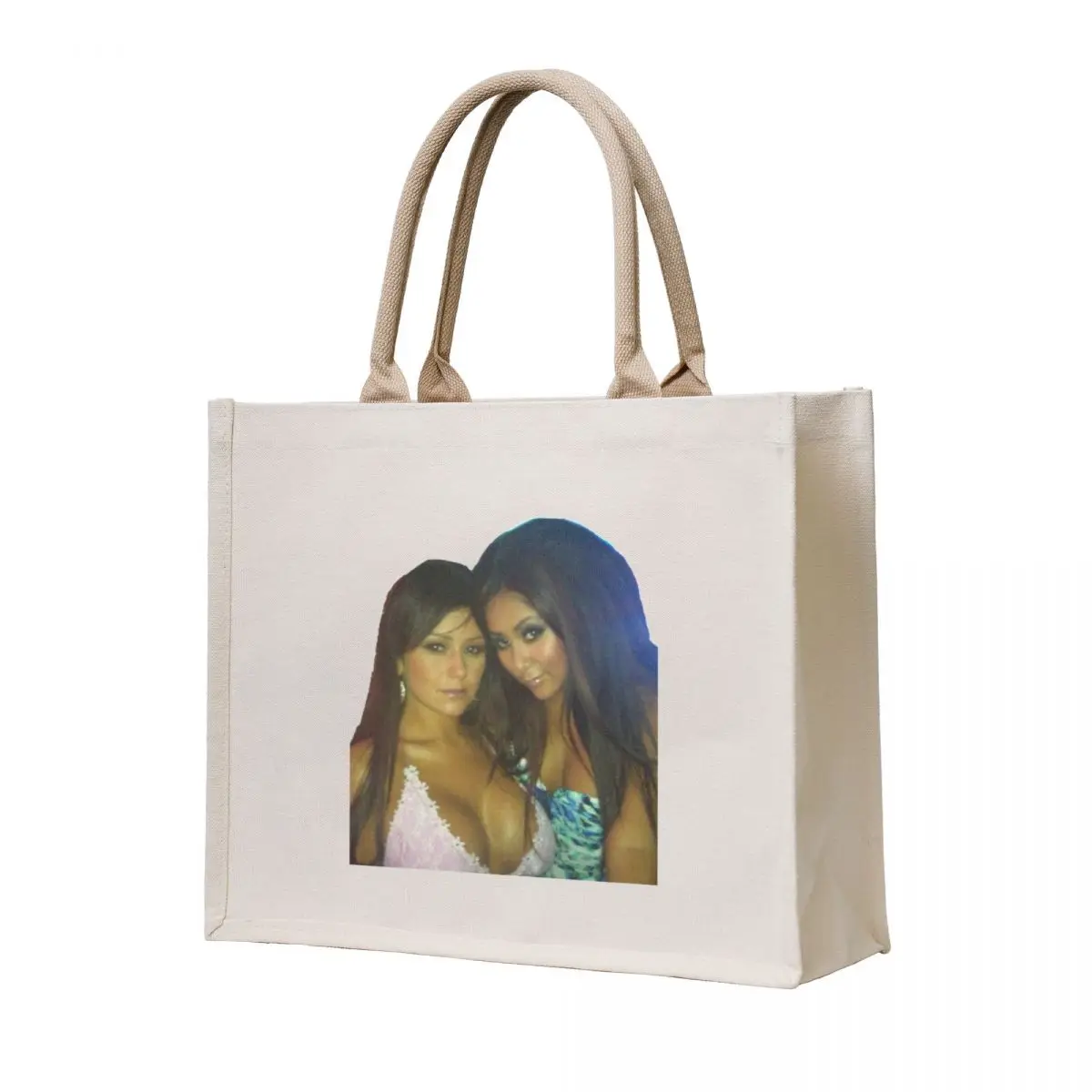 

Snookie and Jwoww jersey shore Tote Bag Women's shopping bag reusable grocery bags ecological bags Canvas bag
