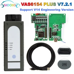 2023 New VAS6154 PLUS V7.2.1 Car Diagnostic Tool for Volkswagen Audi Skoda SEAT Lamborghini 6154 J2534 SM2 USB