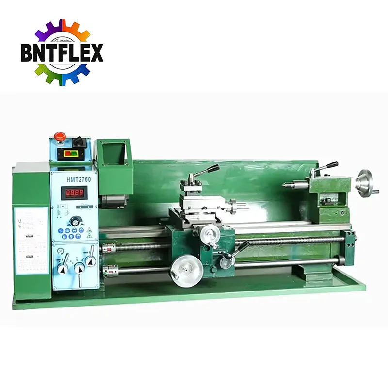 

Mini 7"x14" 550W Metal Lathe Machine Small Stainless Steel DIY Lathe for Metal Processing for Rubber Product Making Machinery