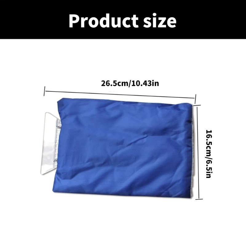 Alat Penghilang Embun Beku Kaca Jendela Sekop Salju Pengikis dengan Pegangan Ergonomis untuk Penggunaan Penyimpanan,
