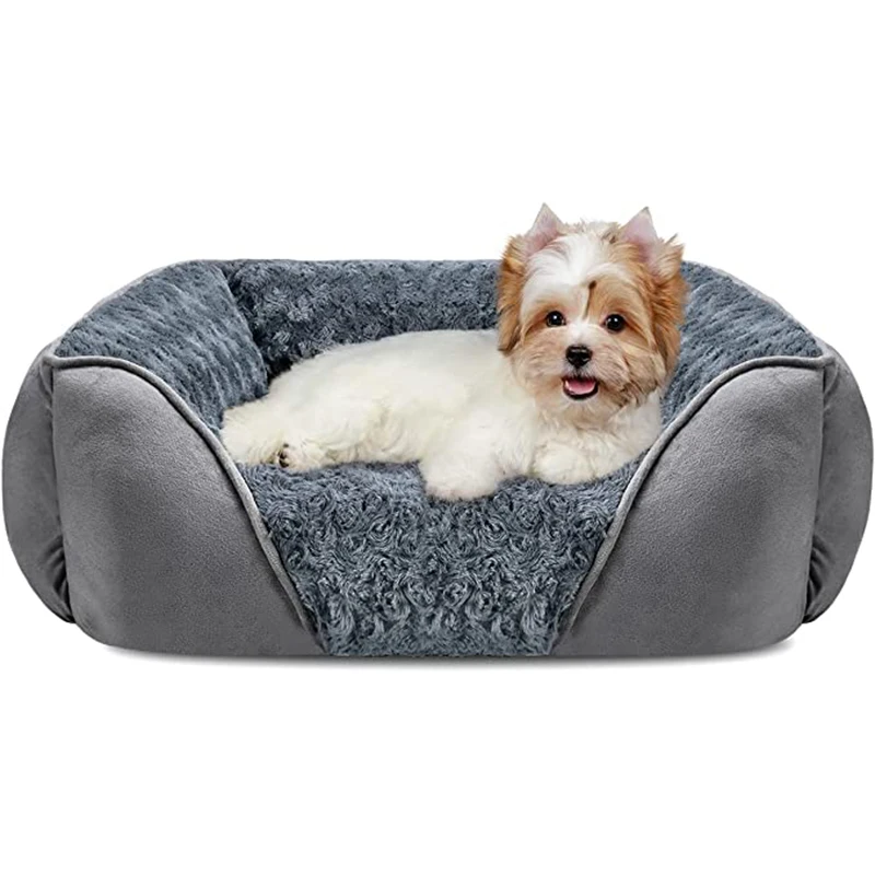 

Dog bed rectangular washable for large, medium and small dogs dog sofa restful little kennel durable pet cushion non-slip bottom