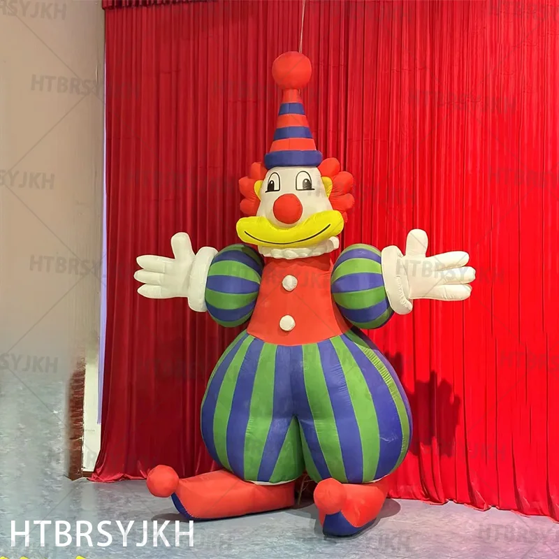 

Inflatable clown air model shopping mall outdoor goods promotion interactive decorative props