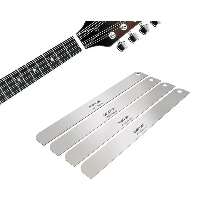 

"Mandolin & Guitar Nut Slotting File Set - Precision Luthier Tool for String Action Adjustment, Fret Buzz Repair & Nut Sanding