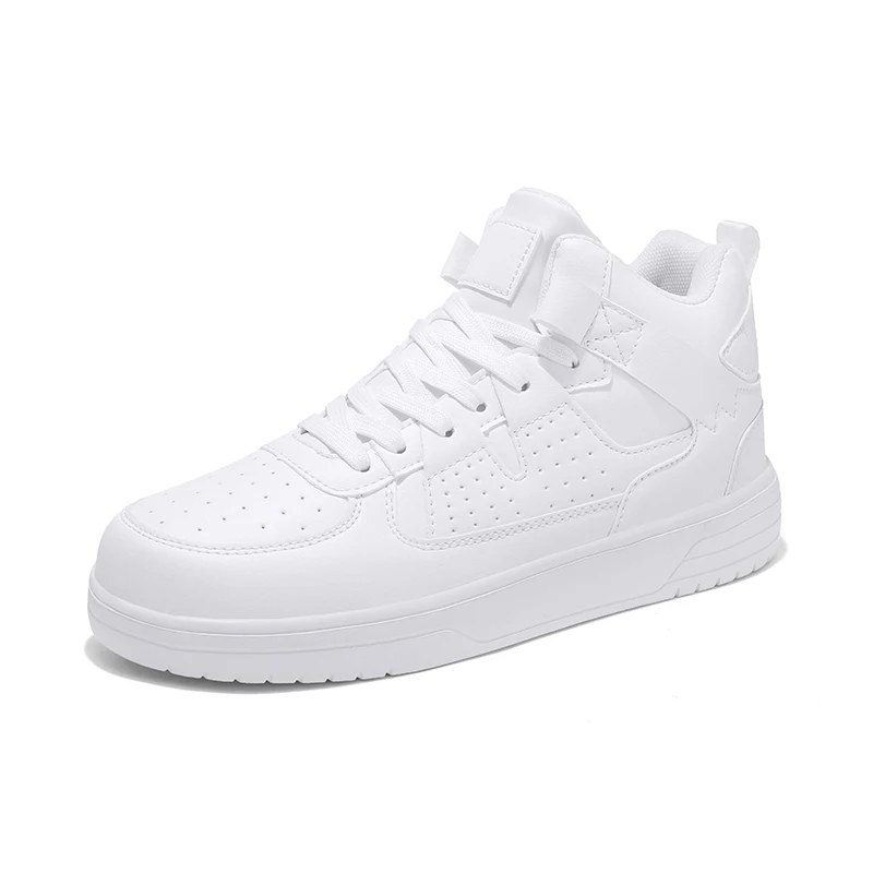 

High Top Sneakers Unisex Fashion Blue Platform Men's Skateboard Shoes Spring Autumn Casual Leather Women's Sports Sneakers tênis