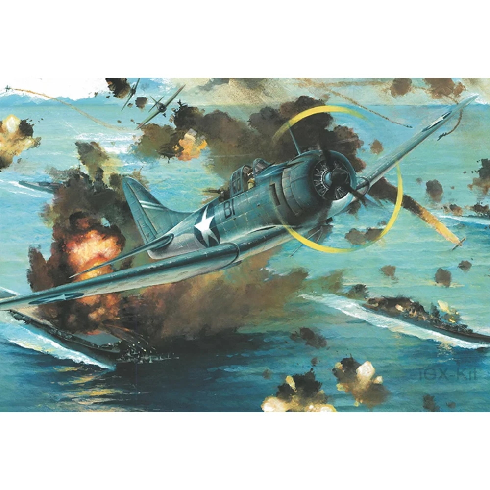 

Flyhawk FH6001 масштаб 1/72 ВМС США SBD SBD-3 Dauntless Div бомбардировщик самолет хобби ремесло игрушка пластиковая модель строительный комплект