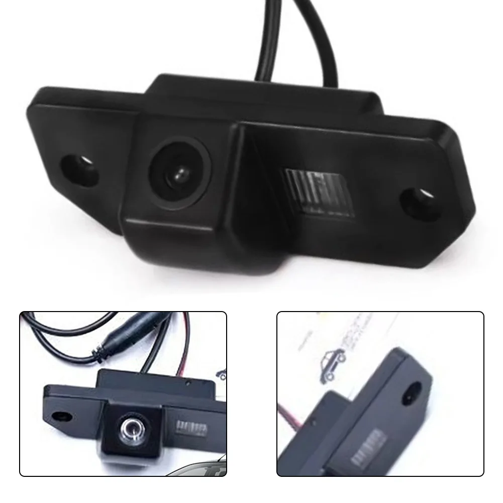 

Автомобильная камера заднего вида для Ford Focus C-Max для MONDEO 12 В 5 Вт 1/4 дюйма Цветной CMOS-сенсор 1-метровый шнур питания Камера заднего вида