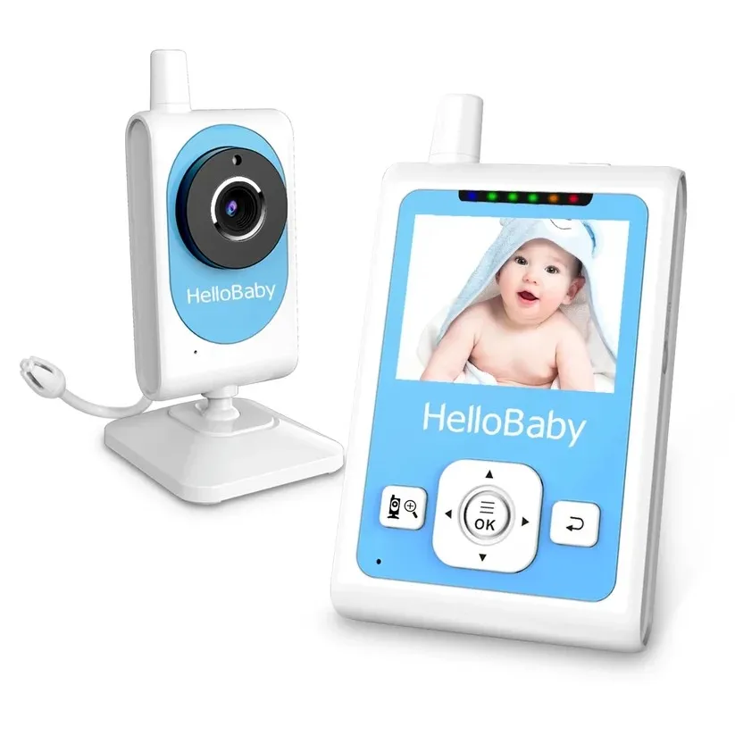 HelloBaby Video Baby Monitor with Two Way Audio