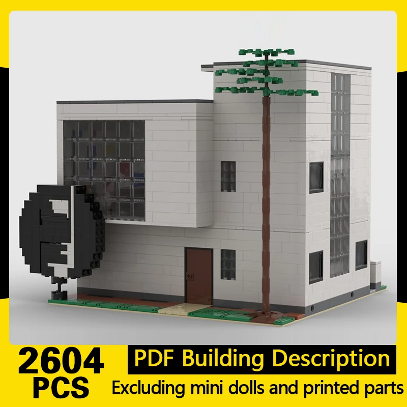 

City Street View Model MOC Building Bricks Modern Residence Modular Technology Gifts Holiday Assemble Children Toys Suit