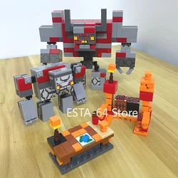 Bloques de construcción Redstone Battle para niños, juguete de ladrillos para armar nave Redstone Battle, ideal para regalo de Navidad, código 542, compatible con 21163, piezas