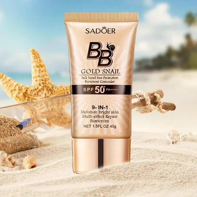 SPF50+ zlato hlemýžď opalovací krém BB šlehačka bělení nadace korektor hydratační dlouhé namyšlený až do ... včetně kůže tónový jazyk líčení sokl primer