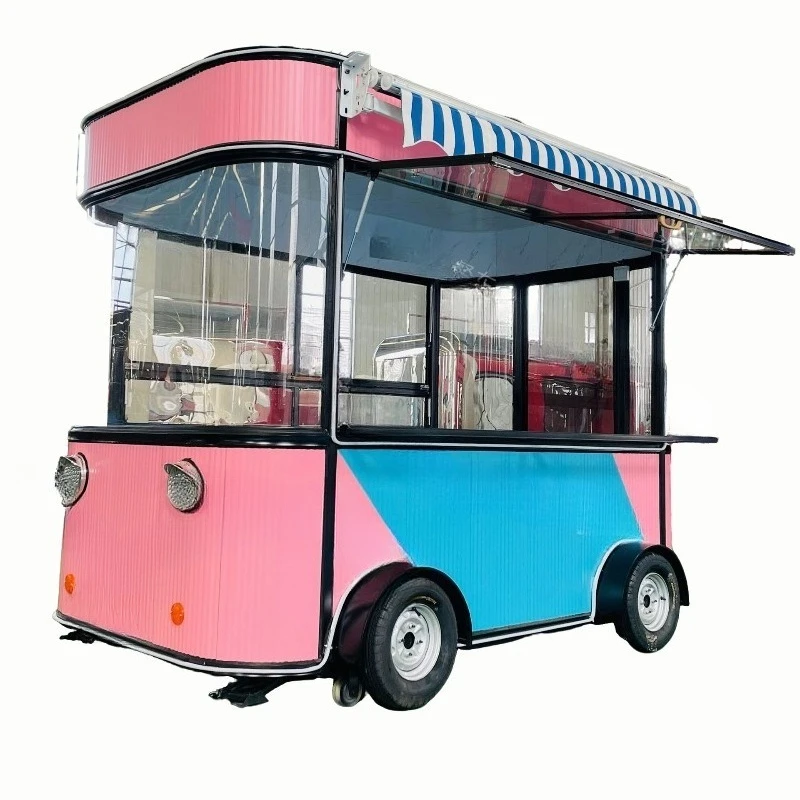 Dining car Multifunctional snack car Night market stall Mobile barbecue truck c
