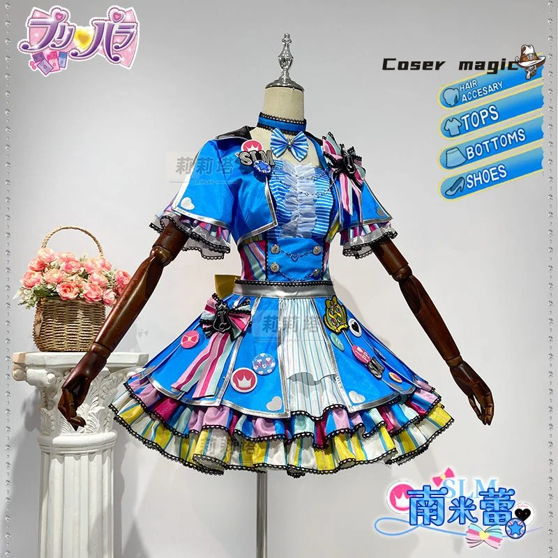 Anime pripara manaka laala minami mirei cosplay traje uniforme halloween carnaval festa de natal jogar papel roupas