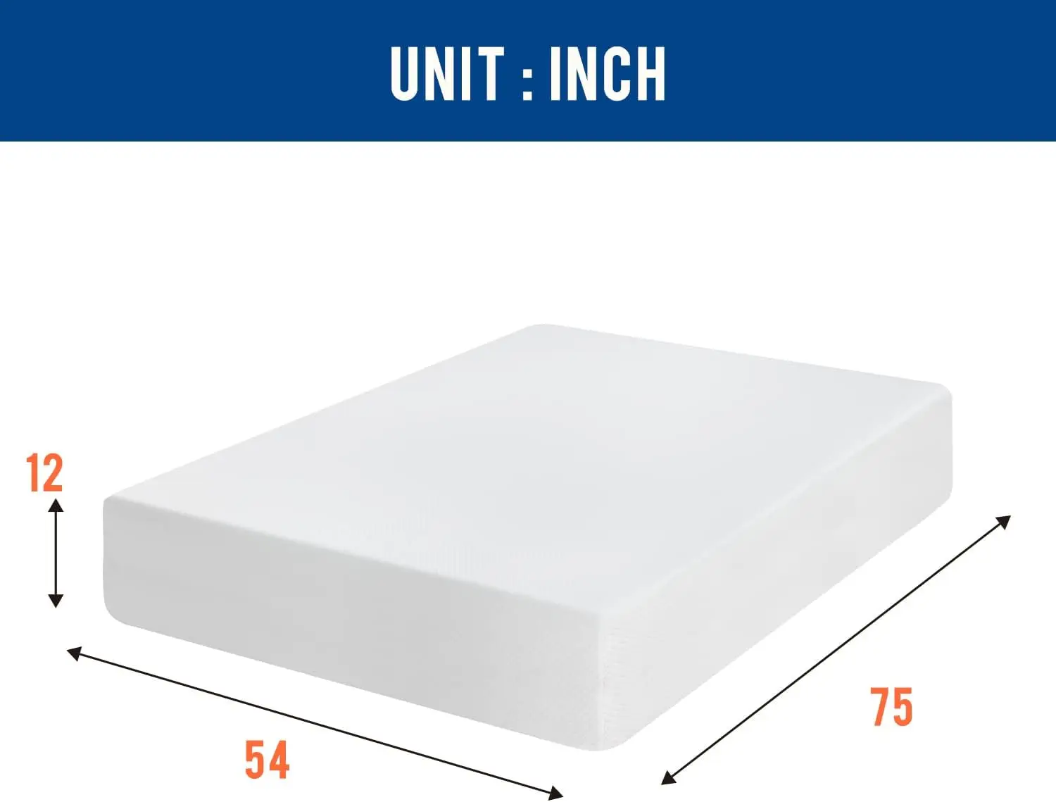 Mattress 12 inch Gel Memory Foam Mattress Medium Firm Mattresses for Cool Sleep Relieving Pressure Relief