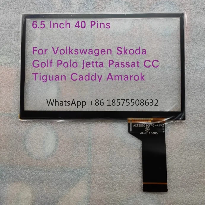 Freight 6.5'' 40 Pins Touch Screen Fit VW Golf Polo Jetta Passat CC Tiguan Caddy Amarok Car Radio Multimedia Player Navigation