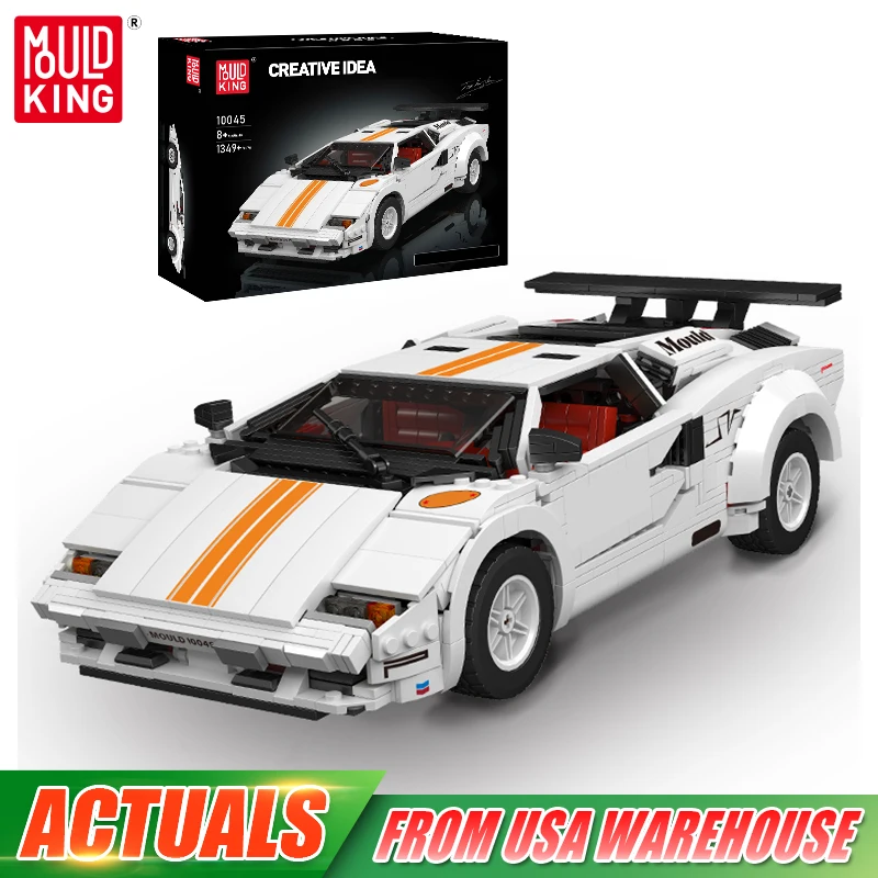 

Mould King 10045 Technical Car Toys The MOC-82416 Countach Sport Car Building Block Assembly Car Brick Set Kids Christmas Gift