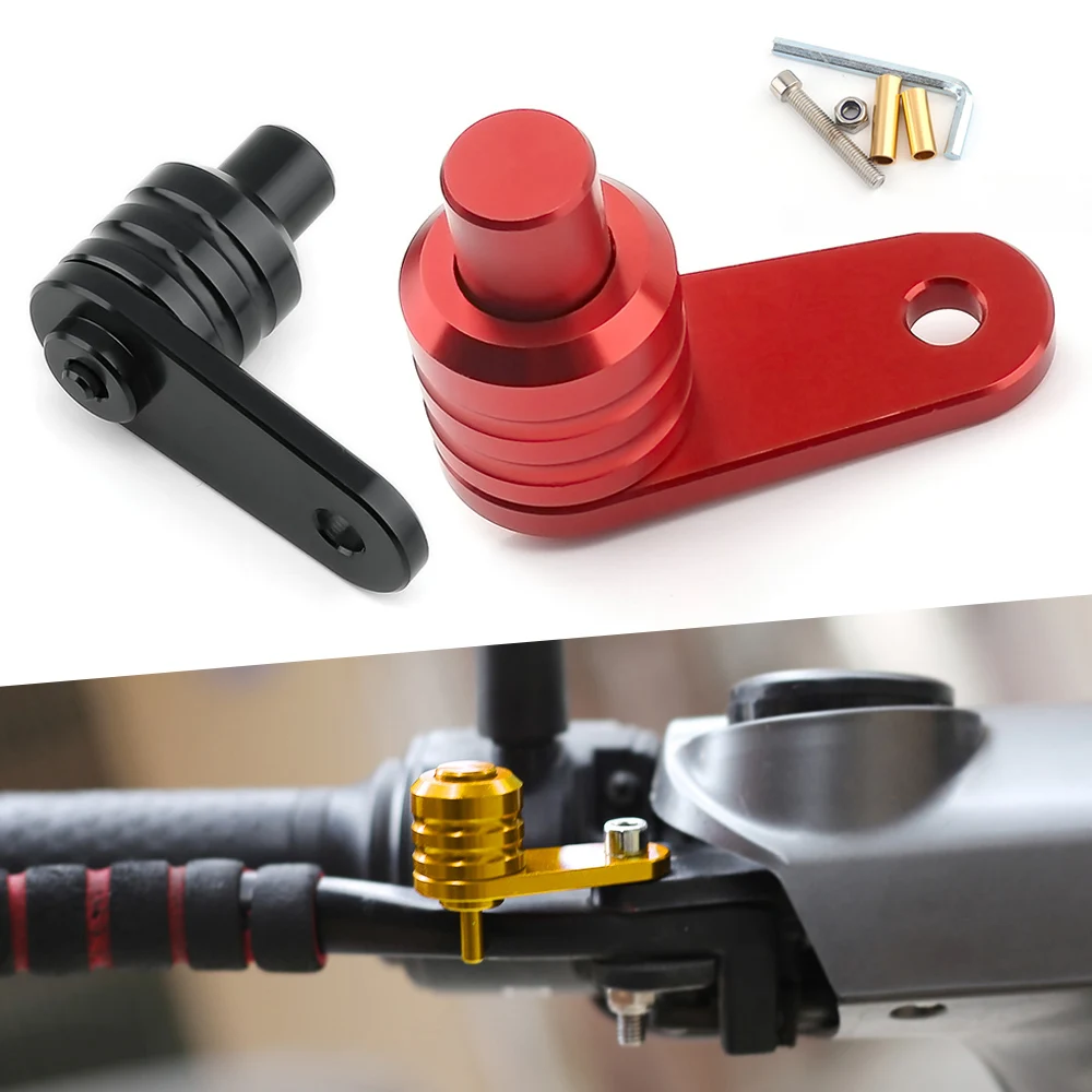 For AK550 ST Xciting S400 i TCS DT X 360 125 Motorcycle Stop Auxiliary Lock Brake Switch Control Ramp Slope Parking Parts