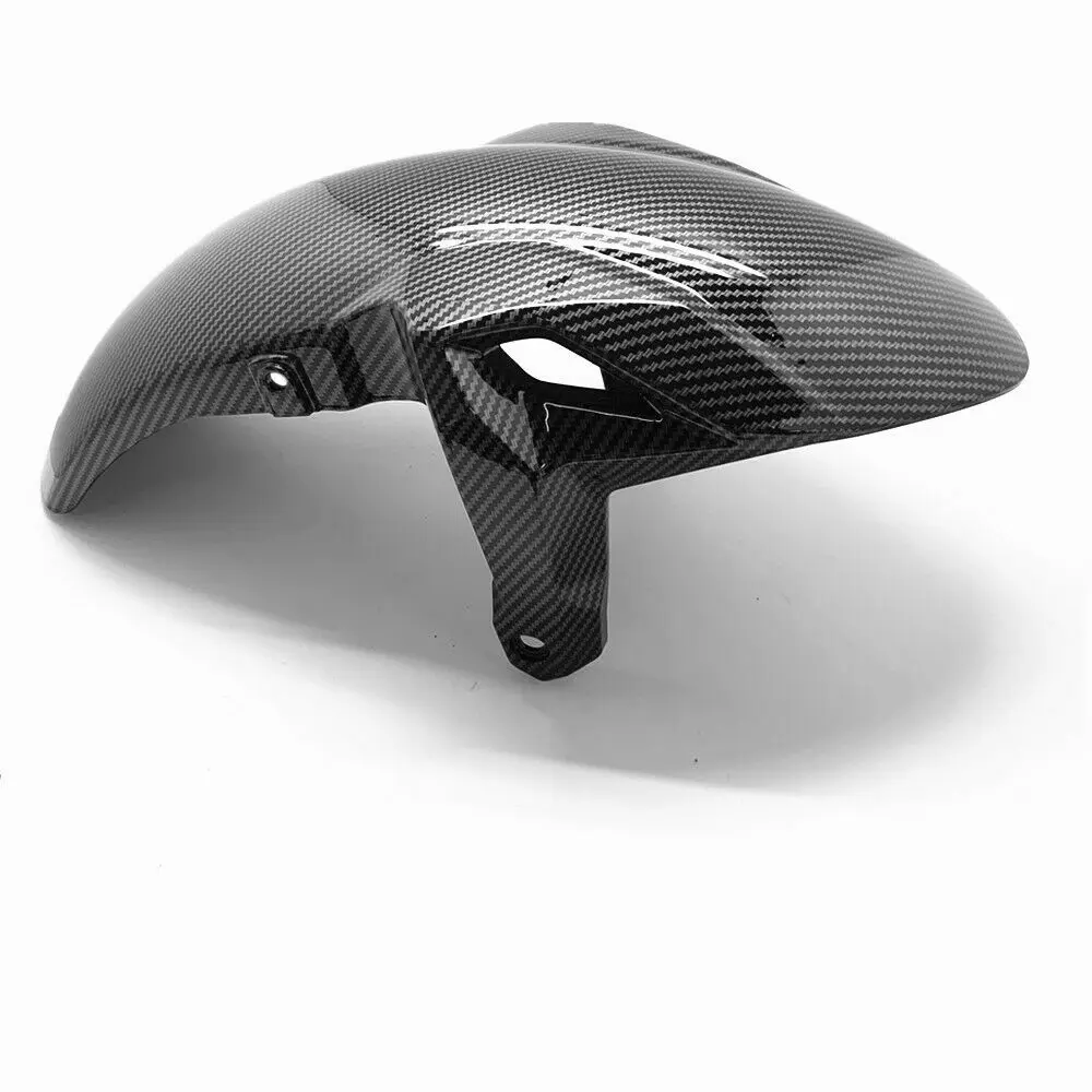 

Carbon Fiber Front Tire Fender Mud Guard Hugger Fairing For Kawasaki Z650 2017-2020