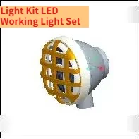 RC  Crawler Work Light Kit LED Working Light Set 1/8 Scale For CROSSRC EMO X3 Upgrade Custom Size Replacement Spare Accessories