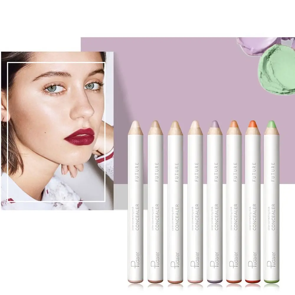 Make-Up Tool Olie Controle Sproeten Basis Foundation Stick Cosmetische Concealer Pen Matte Concealer Crème Gezicht Contour Met Puntenslijper