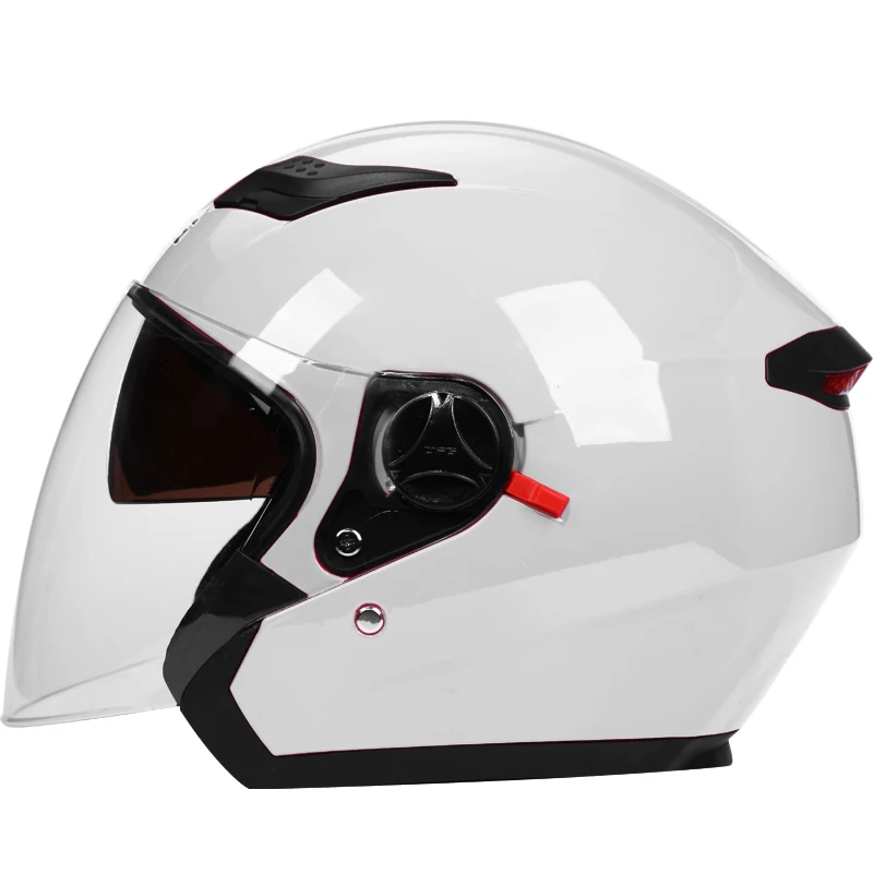 خوذة دراجة نارية STLFHalf Face مزدوجة قابلة للتخصيص وشعار قناع مزدوج قابلة للإزالة وقابلة للغسل تدعم OEM ODM #4