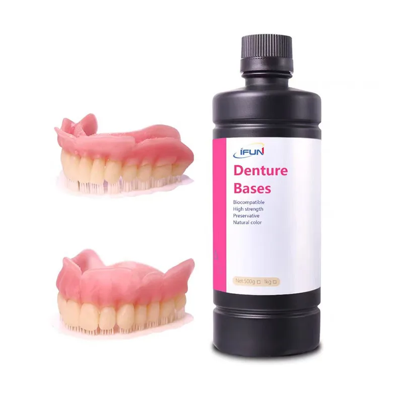 

IFUN Temporary Crown Photosensitive Resin Suitable For LCD/DLP Denutre Base Dental 3D Printing Consumables