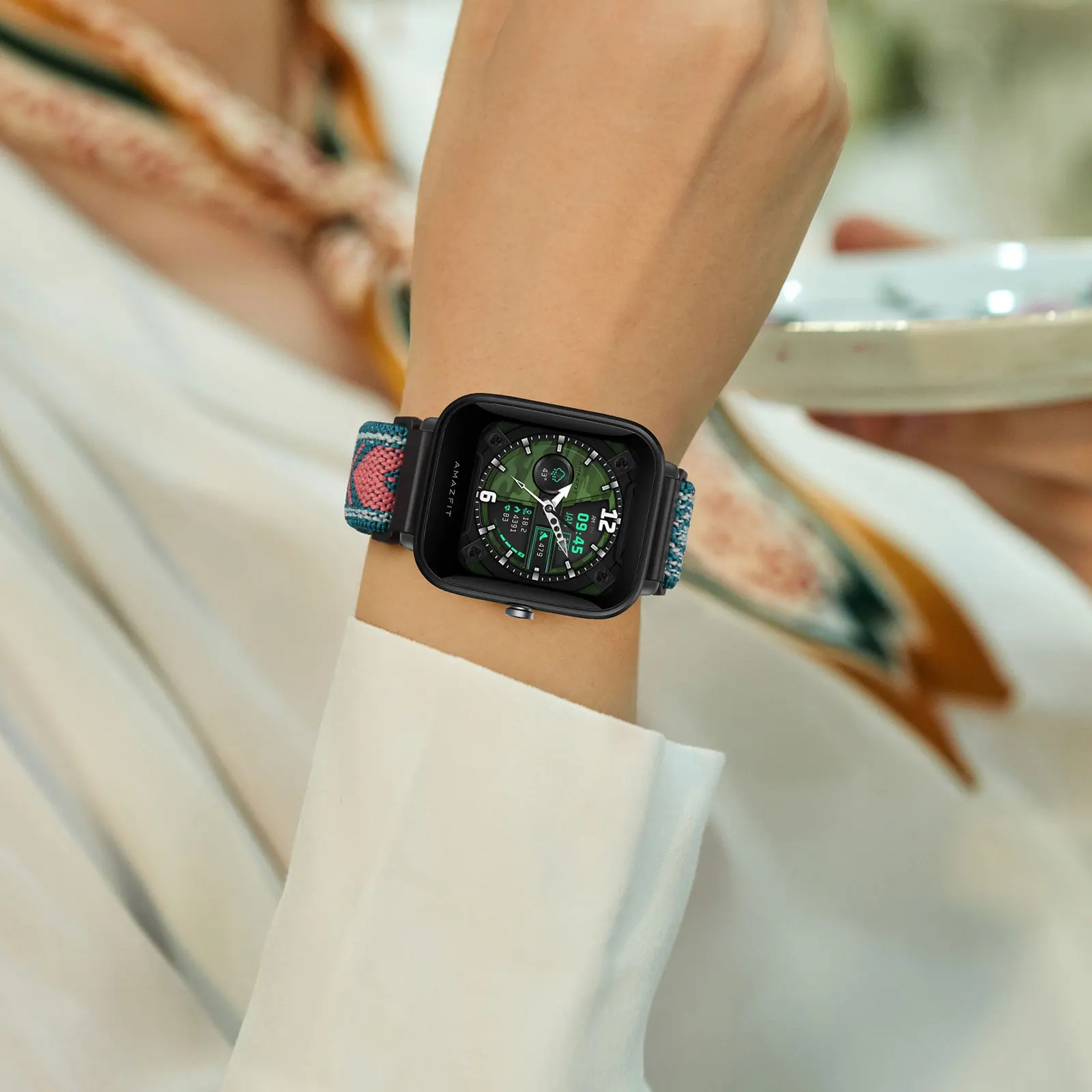 20mm pulseira de alça de náilon para amazfit bip s lite/bip u pro/pop pro banda pulseira para amazfit gtr 42mm/neo/gts cinta