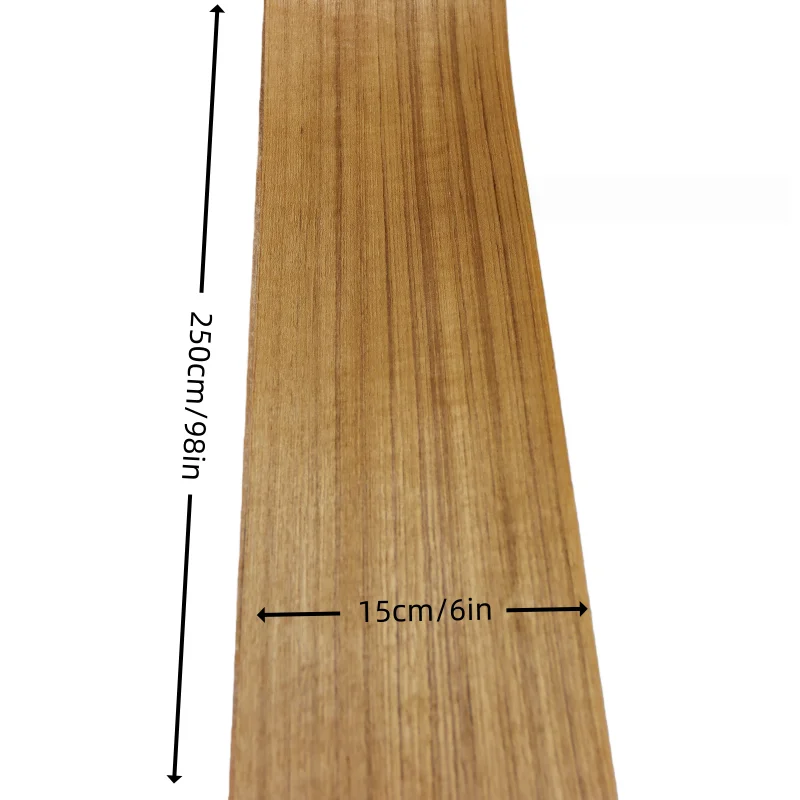 Natural Handmade Teak Wood Veneer Panel DIY Decorative Real Wood Design for Furniture Resurfacing Speaker Translati  Handcrafted