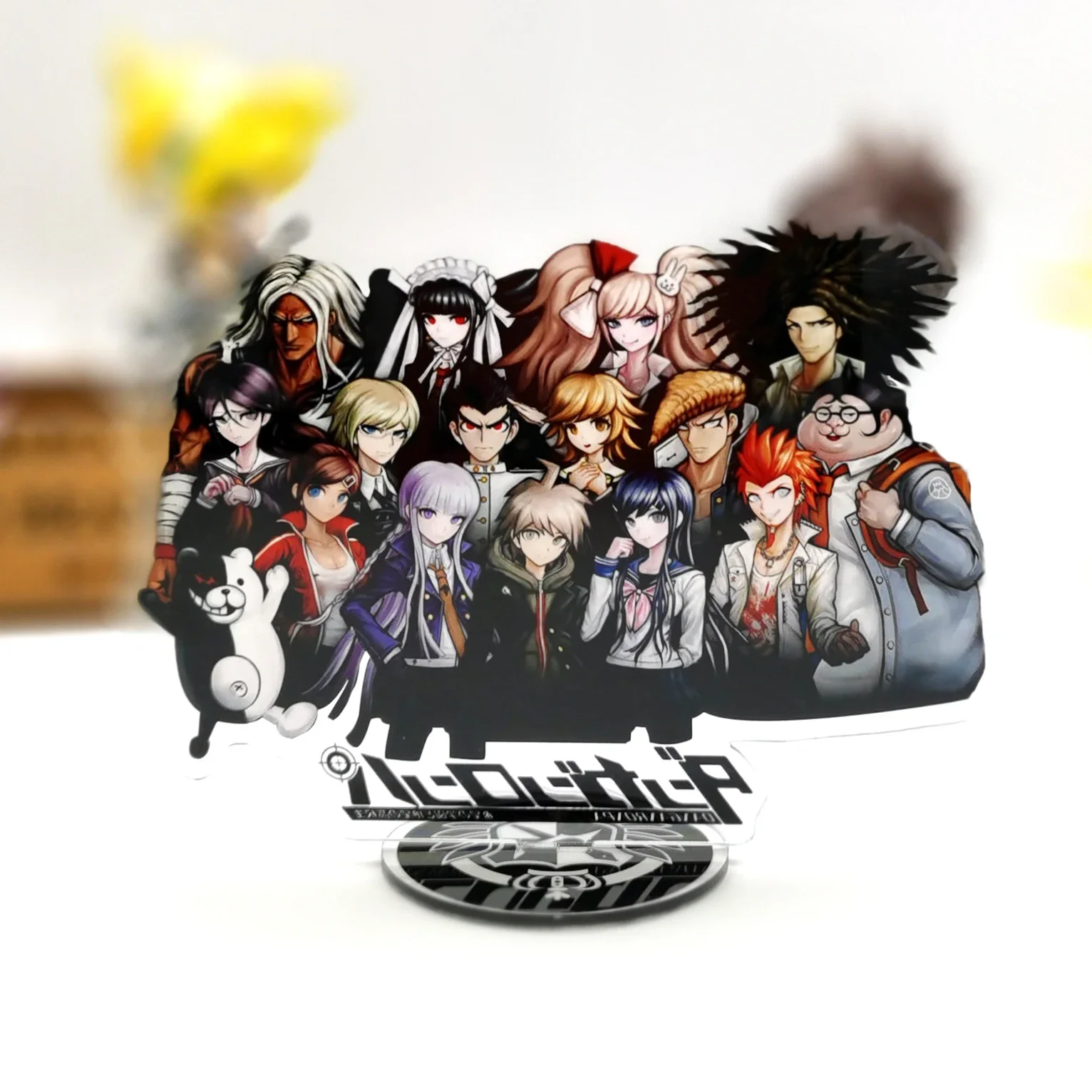 Danganronpa 1 group monokuma Makoto Kirigiri Maizono Celestia Togami Junko Chihiro Sakura Kiyotaka GM acrylic stand figure model