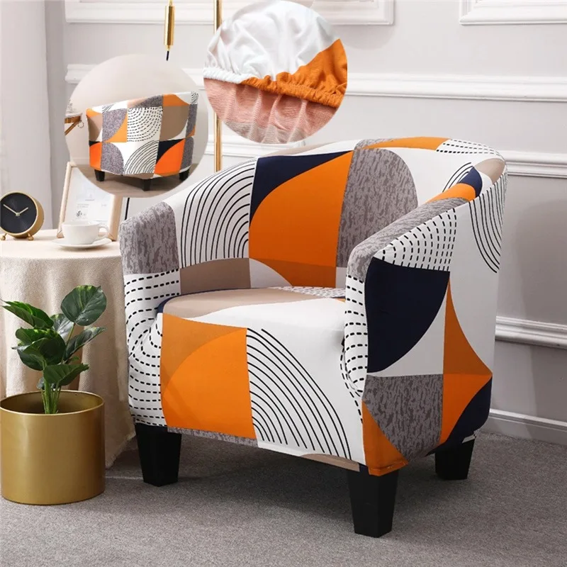 1pc all inclusive Sessel bezug wasch bare Wanne Stuhl bezug Single Club Sofa Schon bezug für Wohnzimmer Bar Theke Kaffee Büro